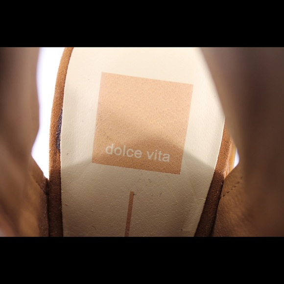 Sz 6 • DOLCE VITA Noele Perforated Suede Bootie - Picture 8 of 8